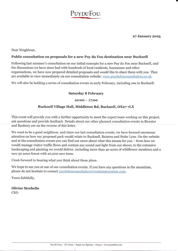 Puy du Fou&nbsp;consultation